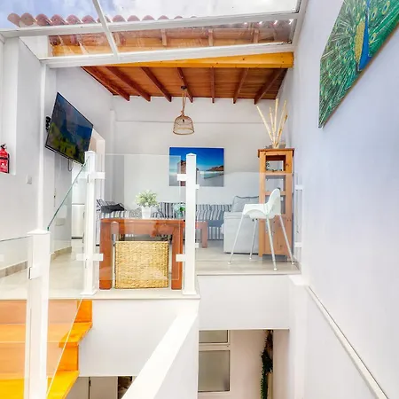 Big Terraced House, 100m To The Beach, With Bbq And Sea View * Guincho (Tenerife)